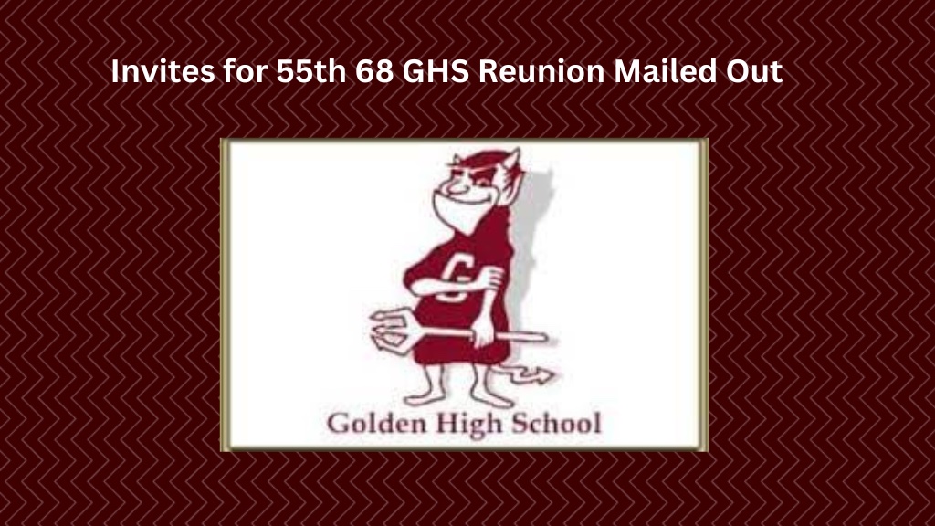 Coming Soon 55th ’68 GHS&nbsp;Reunion